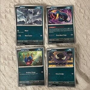 Pokemon Trading Card Set - Blue and Purple